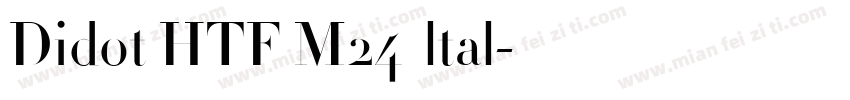 Didot HTF M24  ltal字体转换